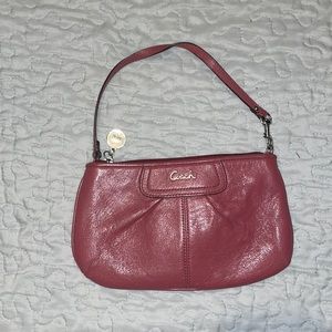 vintage mini pink coach purse